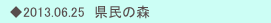 　◆2013.06.25　県民の森